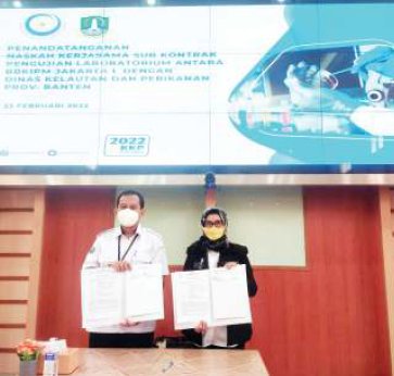 Penandatangan Kerjasama Pengujian Mutu Hasil Perikanan