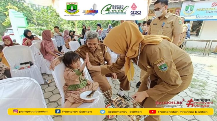 Safari Gerakan Masyarakat Makan Ikan (GEMARIKAN) di Kota Serang