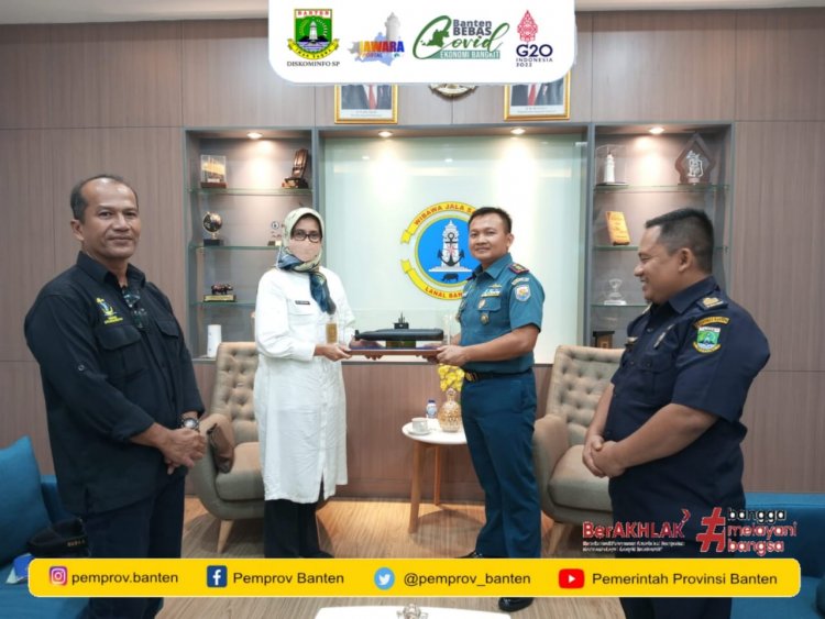 Ketahanan Pangan menjadi Fokus Sinergitas Program DKP Banten dengan Danlanal Banten.
