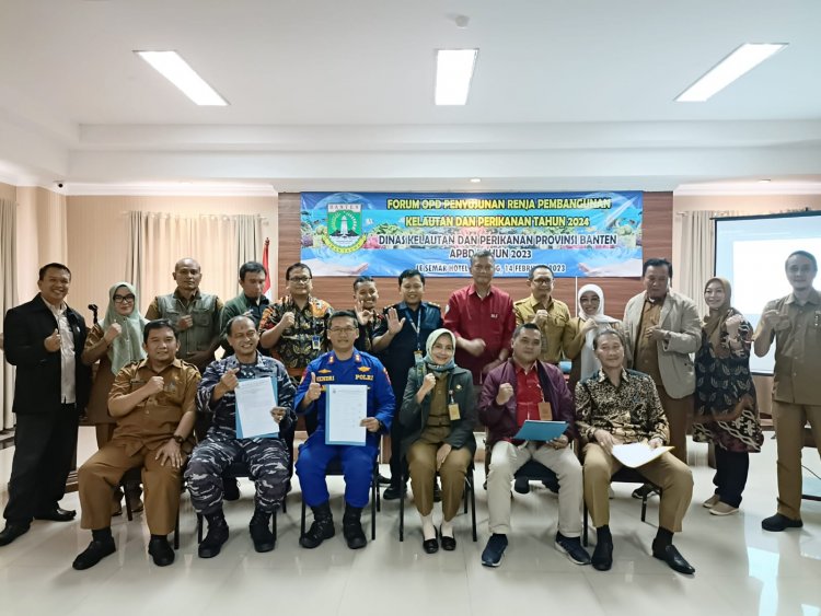 DKP Banten Gelar Forum Perangkat Daerah dalam rangka Keselarasan Pembangunan Sarpras Pra dan Pasca Produksi Perikanan.