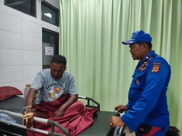 Nelayan Lebak Terdampar di Perairan Tasikmalaya Dijemput Tim Gabungan