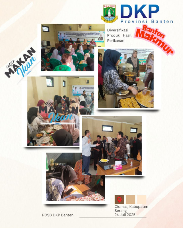 DKP BANTEN: DUKUNG MASYARAKAT DENGAN DIVERSIFIKASI PRODUK HASIL PERIKANAN!