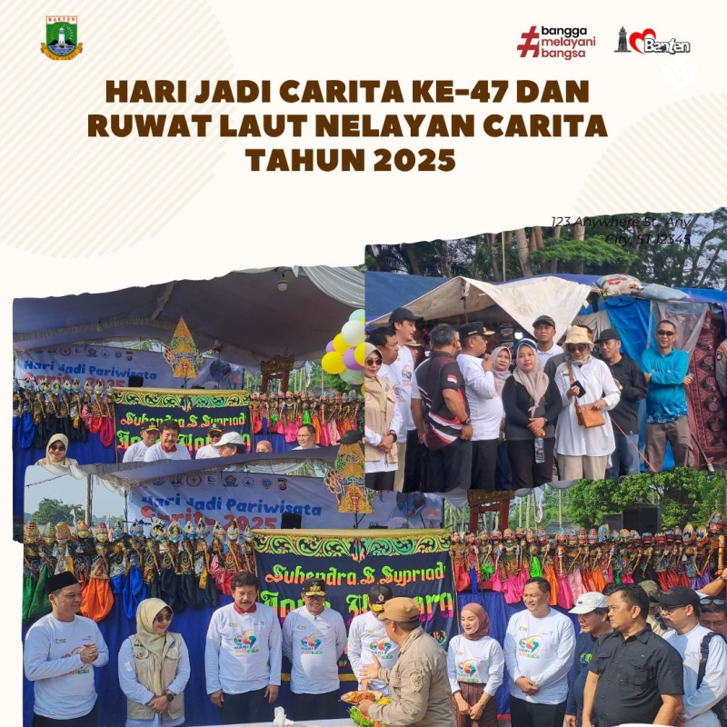 HARI JADI CARITA KE-47 DAN RUWAT LAUT NELAYAN CARITA  TAHUN 2025