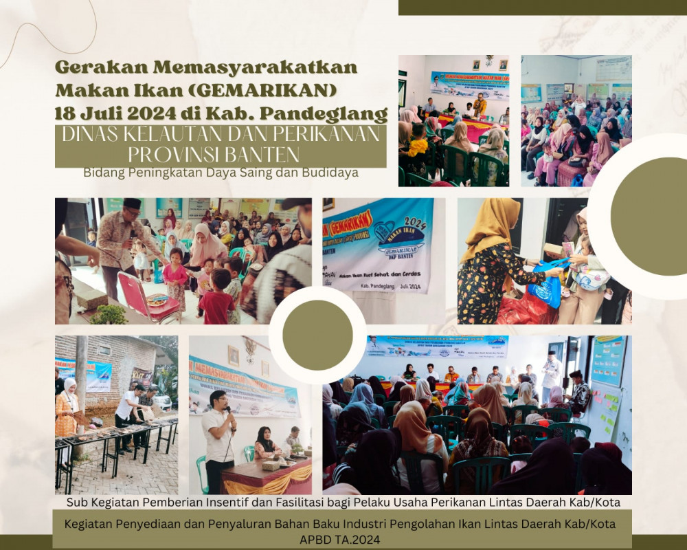 Penanganan Stunting oleh DKP Banten melalui Gerakan Memasyarakatkan Makan Ikan