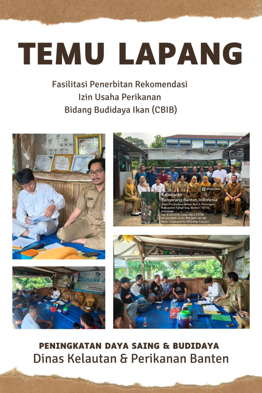 Temu Lapang, Fasilitasi Penerbitan Rekomendasi Izin Usaha Perikanan Bidang Budidaya Ikan (CBIB)