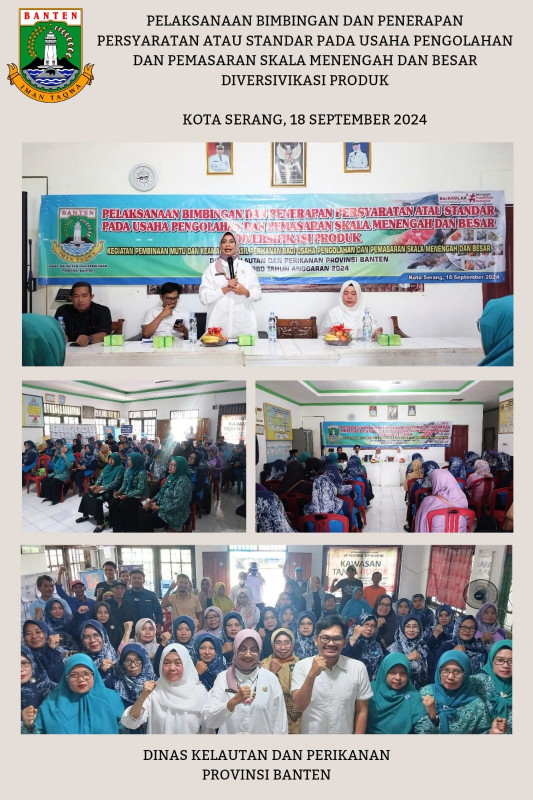 Pengentasan Kemiskinan dan Stunting melalui Diversifikasi Olahan Hasil Perikanan di Kota Serang