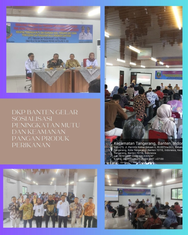 DKP Banten Gelar Sosialisasi Peningkatan Mutu dan Keamanan Pangan Produk Perikanan