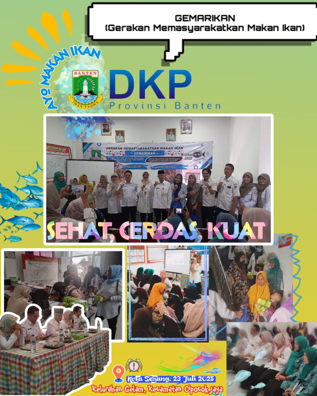 GEMARIKAN DKP Banten: Wujudkan Generasi Sehat dan Cerdas Melalui Gemar Makan Ikan!