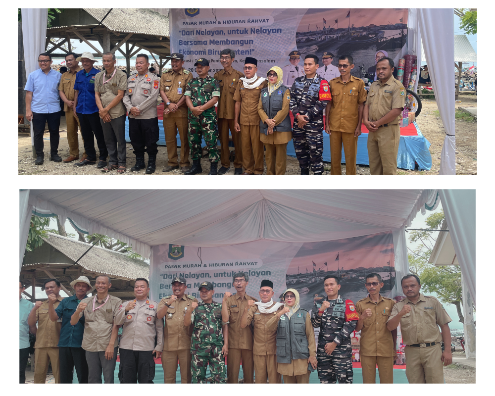 Gerakan Pangan Murah (GPM) hadir di TPI Tanjung Panto, Kabupaten Lebak!