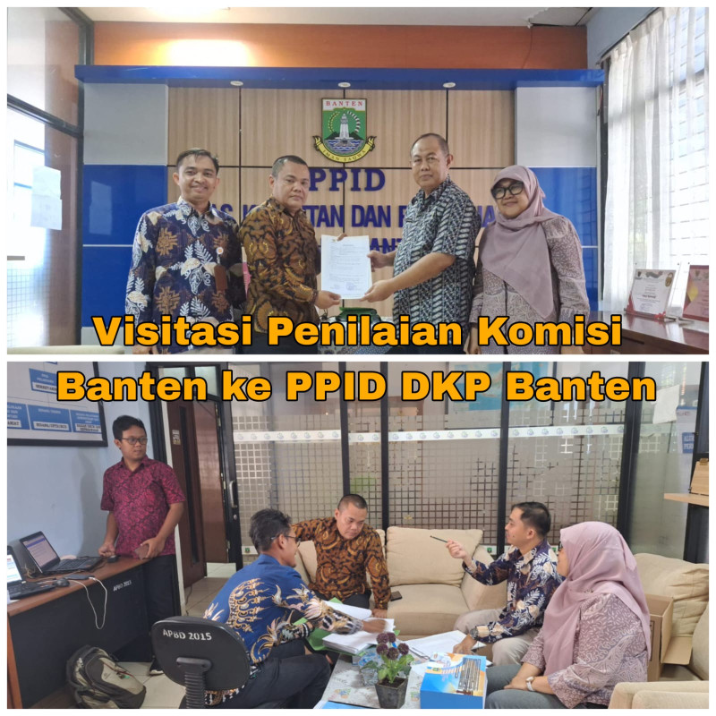 Visitasi Penilaian Komisi Informasi Banten ke PPID DKP Banten