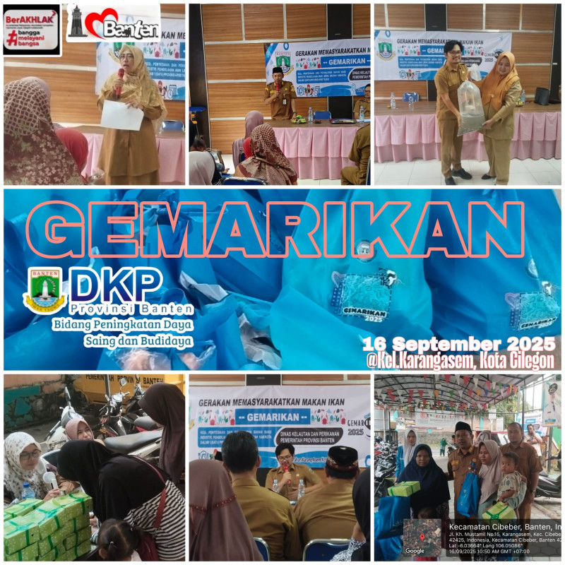 GEMARIKAN CERIA DKP BANTEN RESMI DIGELAR DI KOTA CILEGON