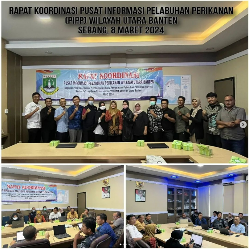 Rapat Koordinasi Pusat Informasi Pelabuhan Perikanan (PIPP) Wilayah Utara Banten