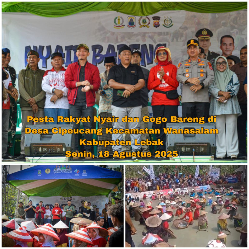 Meriahkan HUT ke-80 RI, Kadis Kelautan dan Perikanan Provinsi Banten Eli Susiyanti Nyair Bareng Musa Weliansyah