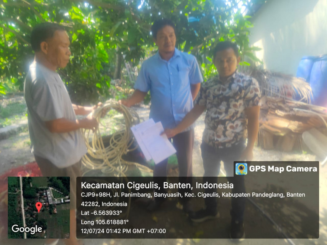 DKP Banten melaksanakan Pengawasan Alat Tangkap dilarang